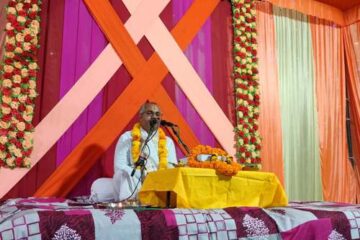 शिवद्वार गांव में श्रीमद्भागवत कथा के तृतीय दिवस पर भावविभोर हुए श्रद्धालु