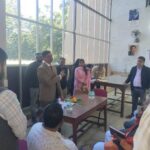 ओबरा विधानसभा में मतदाता सूची वाचन, रोल ऑब्जर्वर ने किया बूथों का निरीक्षण