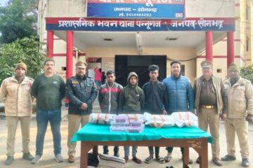 पन्नूगंज में देशी शराब व बीयर दुकान में चोरी का खुलासा, तीन शातिर अभियुक्त गिरफ्तार