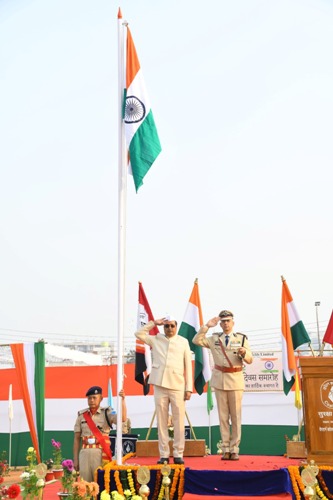 वेकोलि ने हर्षोल्लास के साथ मनाया 77 वां गणतंत्र दिवस 