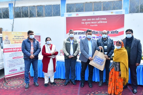 टीबी उन्मूलन की दिशा में एनटीपीसी कहलगांव की पहल : 500 मरीजों को पोषण किट का वितरण