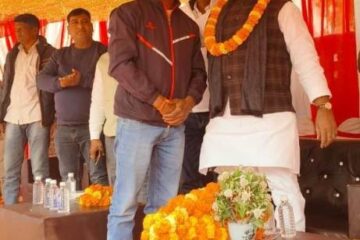 वालीबाल प्रतियोगिता में बघेड़ी ने बाजी मारी 