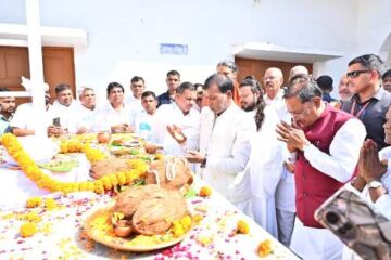 मुख्यमंत्री ने “विशाल सतनाम सद्भाव पदयात्रा” का किया शुभारंभ