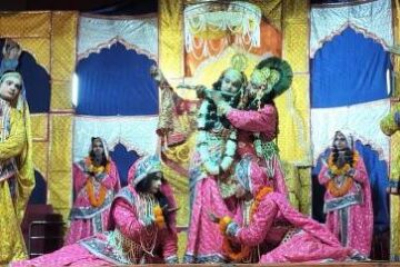 रासलीला का तीसरा दिन:माटी चोरी’ और ‘ऊखल बंधन’ लीला ने मोहा भक्तों का मन