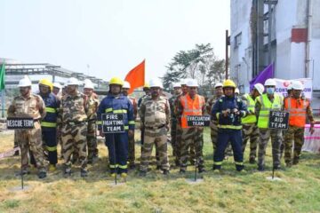 एनटीपीसी बरौनी में विभिन्न एजेंसियों के संयुक्त समन्वय से मॉक ड्रिल का आयोजन