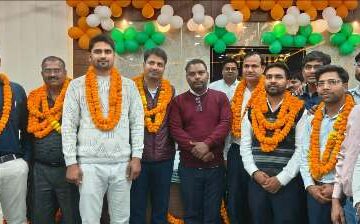 विनय कुमार गुप्ता ने लगाई हैट्रिक,तीसरी बार लेखपाल संघ अध्यक्ष  निर्वाचित