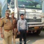 अवैध खनन के खिलाफ कार्रवाई, 25 घन मीटर गिट्टी से लदा हाइवा सीज, एक गिरफ्तार