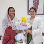 छत्तीसगढ़ मना रहा ‘महतारी गौरव वर्ष’: मंत्री लक्ष्मी राजवाड़े ने केन्द्रीय मंत्री अन्नपूर्णा देवी को दी जानकारी