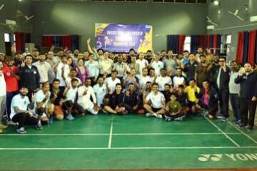 विंध्याचल में इंडस्ट्रियल बैडमिंटन टूर्नामेंट 2026 का भव्य शुभारंभ