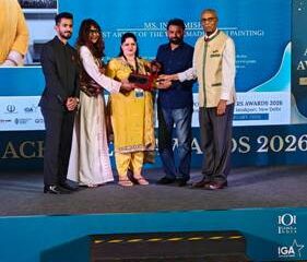 मधुबनी कला की साधिका श्रीमती इंदु मिश्रा को ‘आर्टिस्ट ऑफ द ईयर’ सम्मान