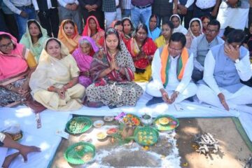 मंत्री श्रीमती लक्ष्मी राजवाड़े ने 18.38 करोड़ रुपए के विकास कार्यों का किया भूमिपूजन