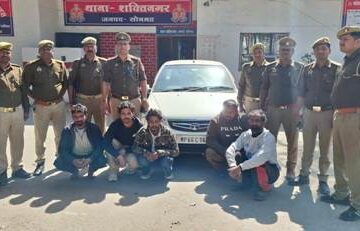 शक्तिनगर में अंतर्राज्यीय वाहन चोर गिरोह का पर्दाफाश, पांच गिरफ्तार