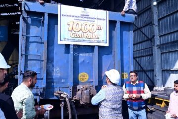 केएसटीपीपी ने 1000वीं कोयला रेक प्राप्त कर महत्वपूर्ण उपलब्धि हासिल की