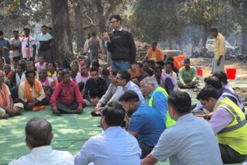 प्रशासन,एनटीपीसी तलईपल्ली प्रबंधन एवं प्रभावित ग्रामवासियों की त्रिपक्षीय बैठक संपन्न, धरना हुआ खत्म