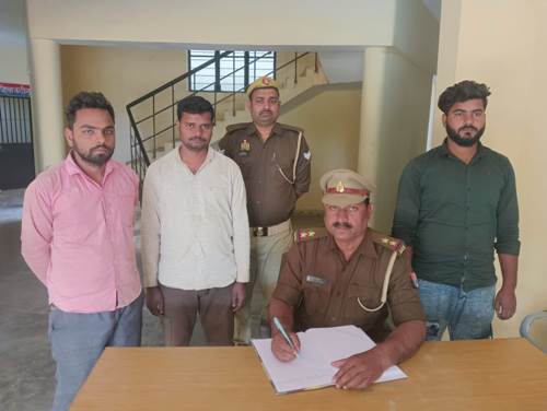 अंतर्राज्यीय गौ-तस्करी गिरोह के तीन आरोपी गिरफ्तार, न्यायालय भेजे गए