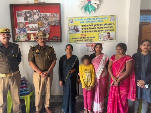 ऑपरेशन खोज” के तहत 9 वर्षीय अंशु को सकुशल परिजनों से मिलाया गया