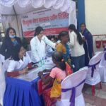 सीसीएल जन आरोग्य केन्द्र गांधीनगर द्वारा नि:शुल्क मेगा स्वास्थ्य जाँच शिविर का आयोजन