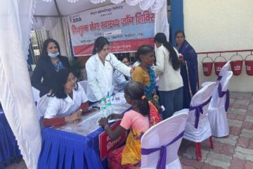 सीसीएल जन आरोग्य केन्द्र गांधीनगर द्वारा नि:शुल्क मेगा स्वास्थ्य जाँच शिविर का आयोजन