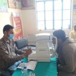 एनटीपीसी नवीनगर द्वारा किया गया मोतियाबिंद जांच शिविर का आयोजन