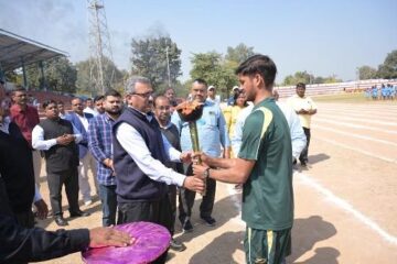 एनटीपीसी रिहंद में दो दिवसीय ग्रामीण खेल सम्मेलन का शुभारंभ