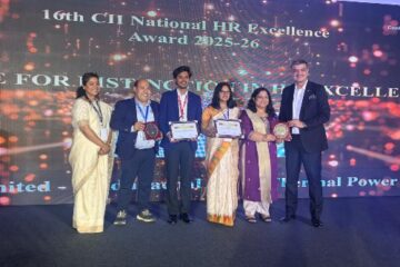 एनटीपीसी विंध्याचल को सीआईआई राष्ट्रीय मानव संसाधन उत्कृष्टता पुरस्कार2025–26 में ‘प्राइज़ फॉर डिस्टिंक्शन’ से किया गया सम्मानित