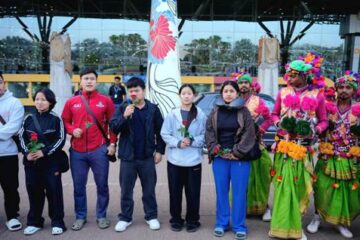 खेलो इंडिया ट्राइबल गेम्स के लिए खिलाड़ियों का छत्तीसगढ़ पहुंचना शुरू