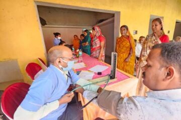 बनहरदी कोयला खनन परियोजना द्वारा सामान्य स्वास्थ्य जांच शिविर का आयोजन,122 ग्रामीण लाभान्वित