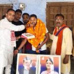 नामित सभासद बनाए जाने पर सोनल सोनकर का किया गया स्वागत 