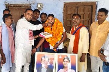 नामित सभासद बनाए जाने पर सोनल सोनकर का किया गया स्वागत 