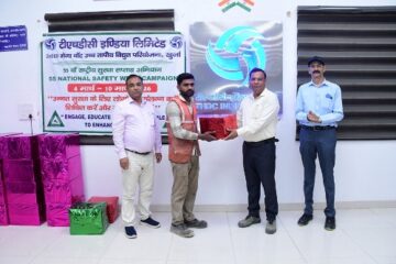 खुर्जा परियोजना में 55 वें राष्ट्रीय सुरक्षा सप्ताह का किया गया आयोजन