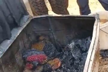 शॉर्ट सर्किट से लगी आग, घर समेत नगदी-जेवरात और सामान जलकर राख