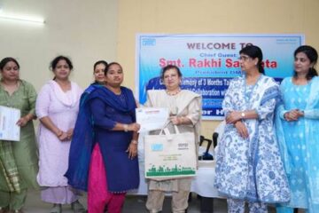 एनटीपीसी रामागुंडम द्वारा सिलाई प्रशिक्षण कार्यक्रम का समापन