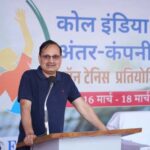 एमसीएल में कोल इंडिया अंतर-कंपनी लॉन टेनिस टूर्नामेंट 2025–26 का उद्घाटन 