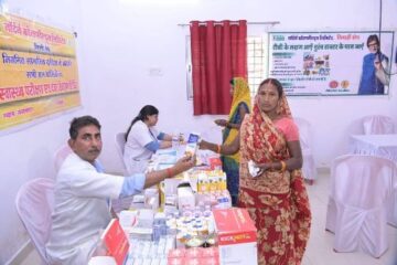 एनसीएल की निगाही परियोजना ने सीएसआर के तहत  लगाया नि:शुल्क स्वास्थ्य शिविर