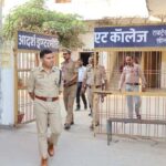 उप निरीक्षक भर्ती परीक्षा के दौरान एसपी ने परीक्षा केंद्रों का किया निरीक्षण