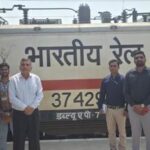 प्रयागराज-कानपुर खंड पर उत्तर मध्य रेलवे द्वारा की जा रही स्वदेशी ‘कवच’ प्रणाली स्थापित