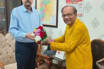 पत्रकारिता विश्वविद्यालय के विकास पर चर्चा, कुलपति प्रो. मनोज दयाल ने राज्यपाल से की सौजन्य भेंट