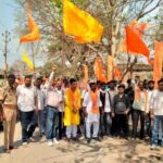 हिन्दू नव वर्ष पर निकाली गई भव्य शोभायात्रा,भगवामय हुआ समूचा क्षेत्र