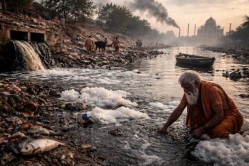 दिल्ली के प्रदूषण में सिसकती ब्रज की जीवनरेखा यमुना…..